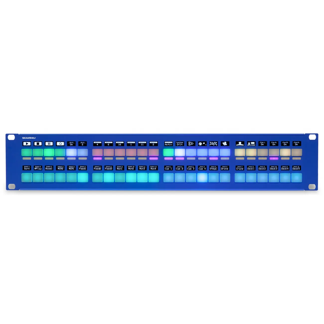 SKAARHOJ  Rack Fly Duo w/Blue Pill Inside