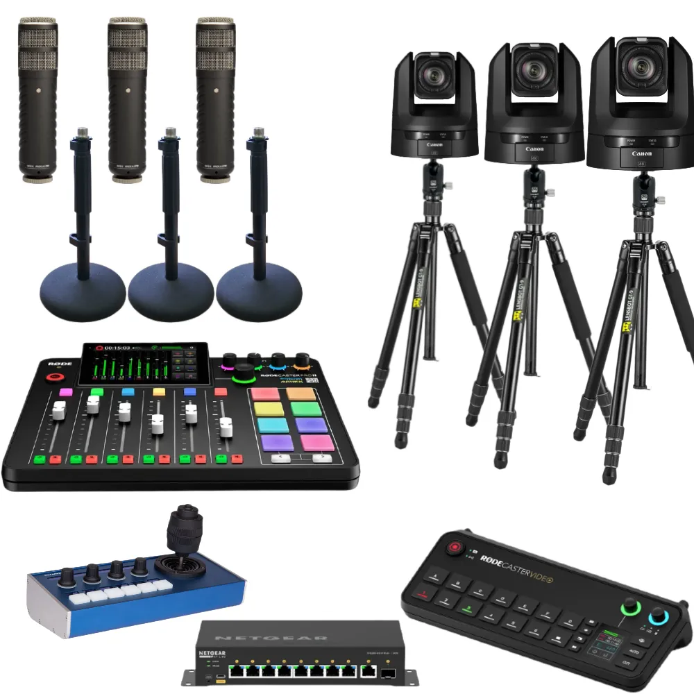 Podcast set 2 - RodeCaster Video a Canon kamery