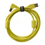   Ultimate Audio Cable USB 2.0 A-B Yellow Angled 1m