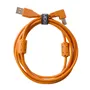   Ultimate Audio Cable USB 2.0 A-B Orange Angled 1m