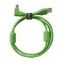   Ultimate Audio Cable USB 2.0 A-B Green Angled 1m