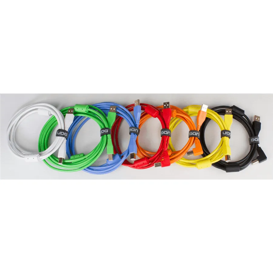   Ultimate Audio Cable USB 2.0 A-B Black Angled 1m