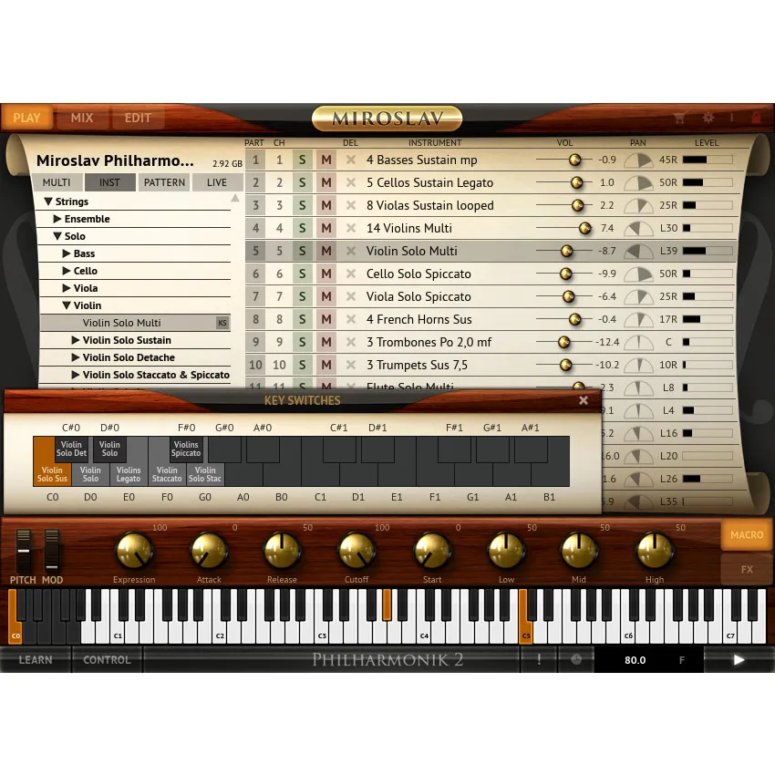   Miroslav Philharmonik 2 - CROSSGRADE (el.licence)