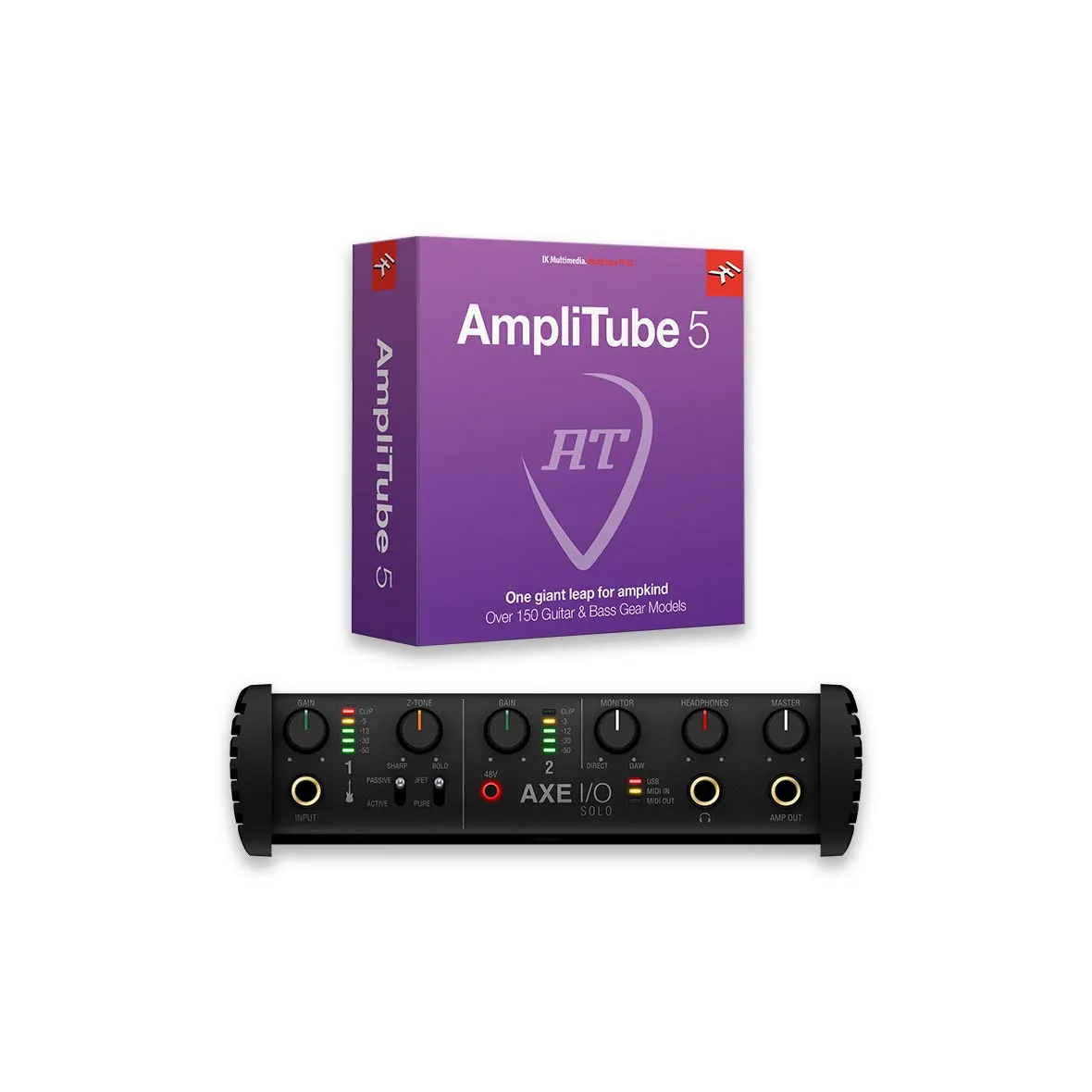   AXE I/O Solo + AmpliTube 5 Bundle (rozbalený)