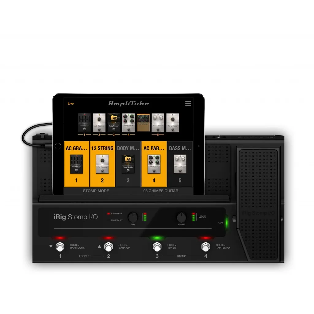   iRig Stomp I/O + Travel Bag