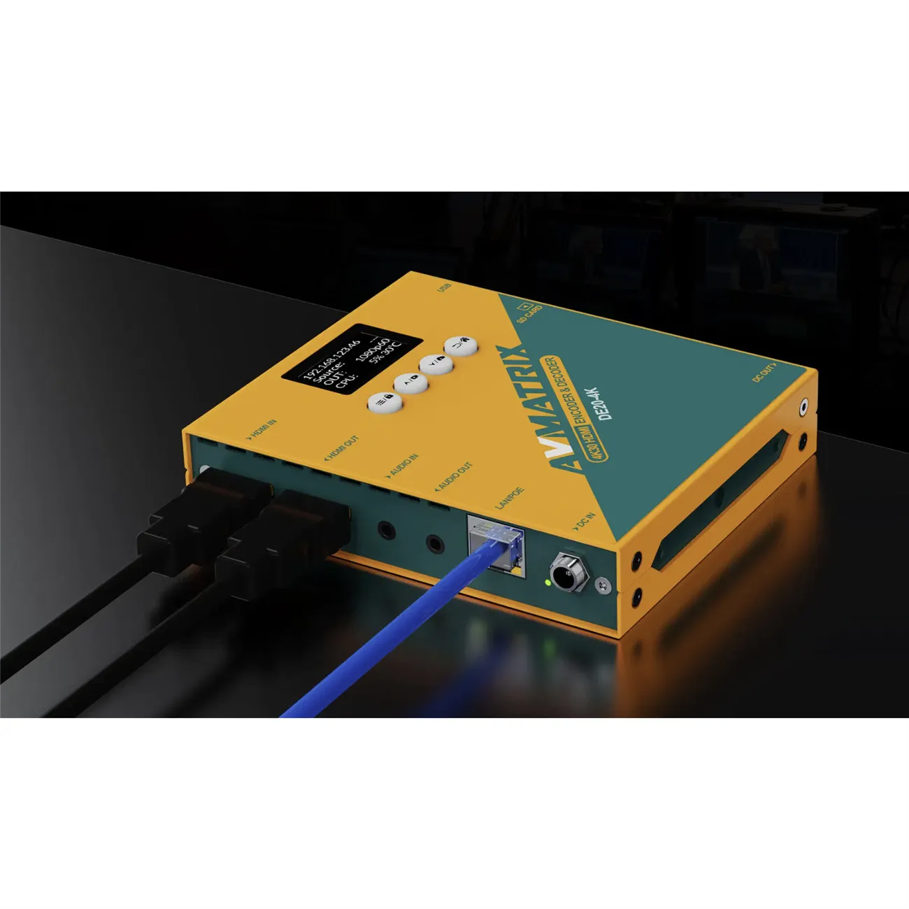 AV MATRIX DE20-4K 4K30 HDMI Encoder and Decoder