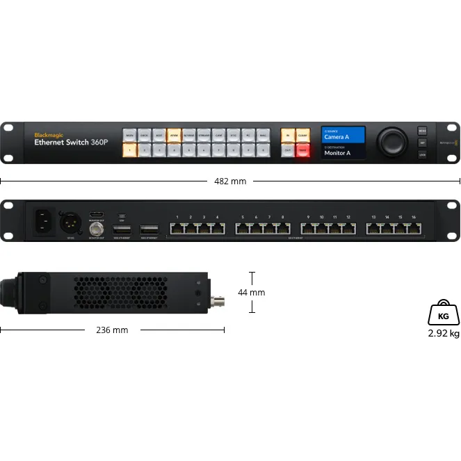 BLACKMAGIC DESIGN  Ethernet Switch 360P