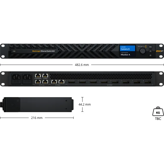 BLACKMAGIC DESIGN  Ethernet Switch 820