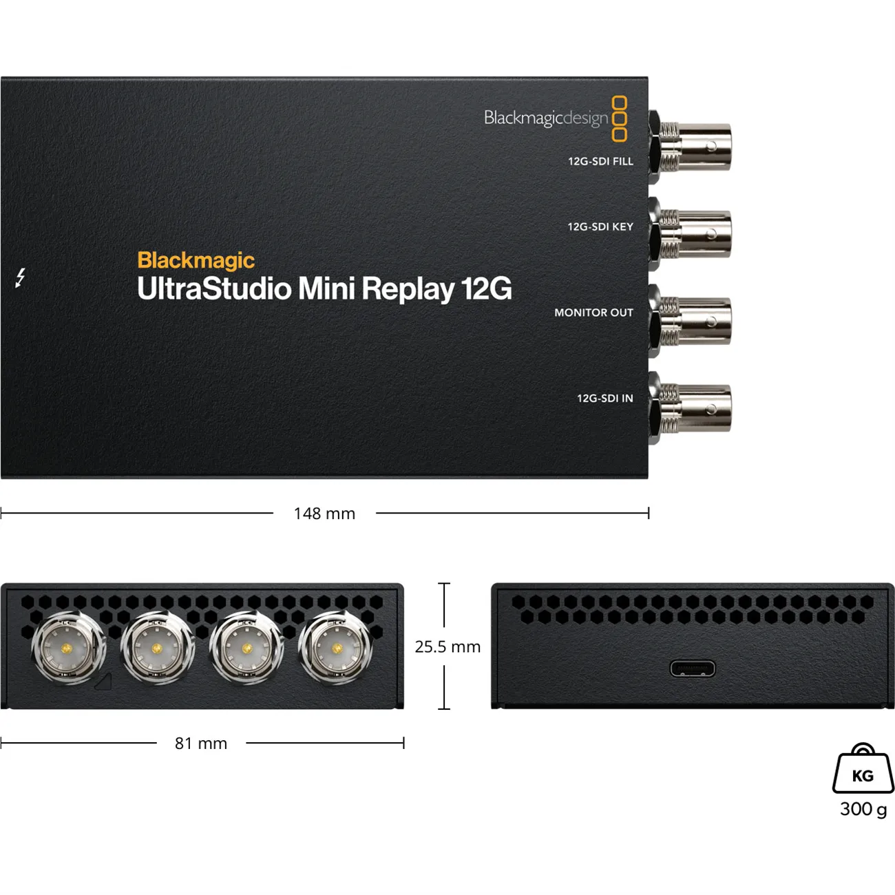 BLACKMAGIC DESIGN  UltraStudio Mini Replay 12G