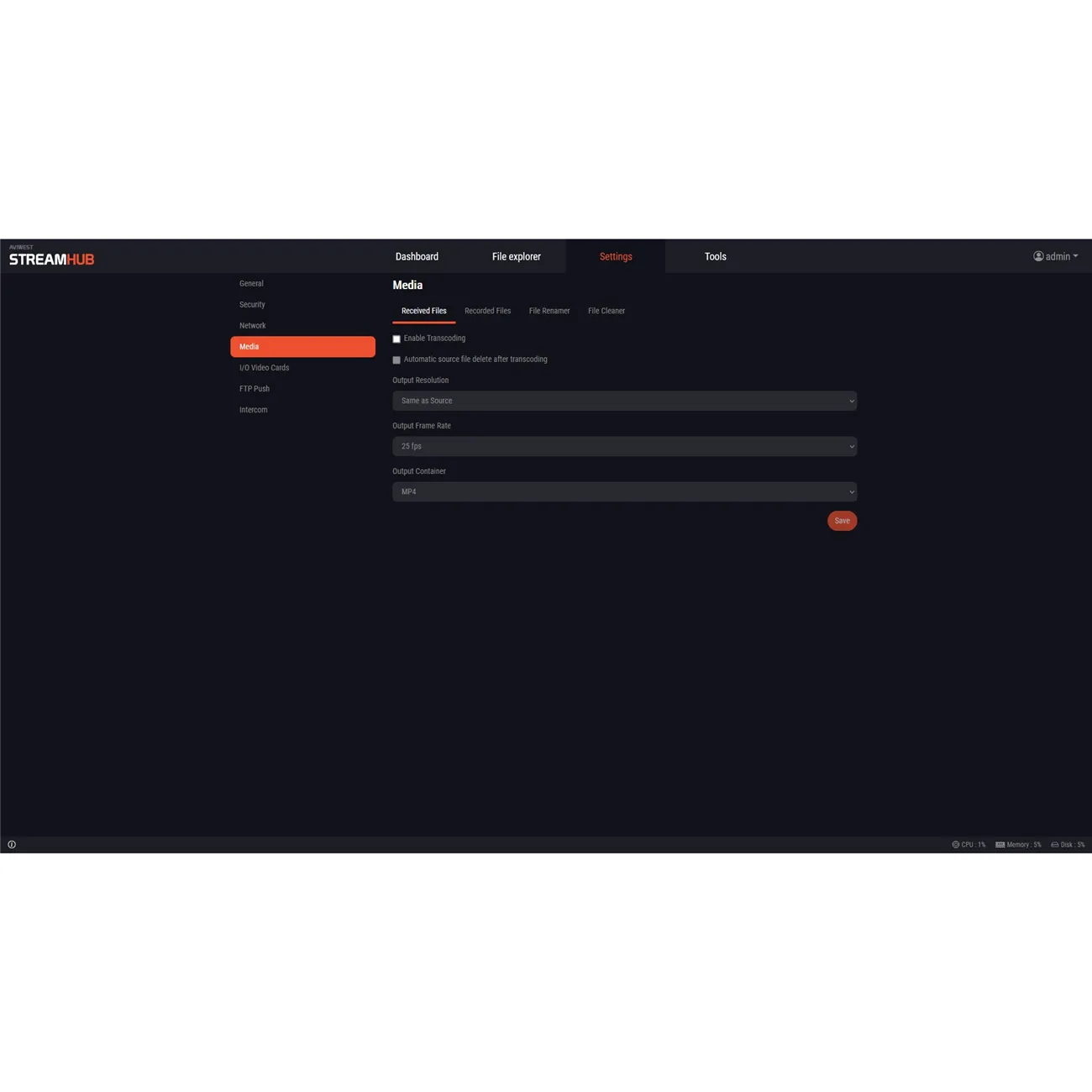 HAIVISION  StreamHub lite