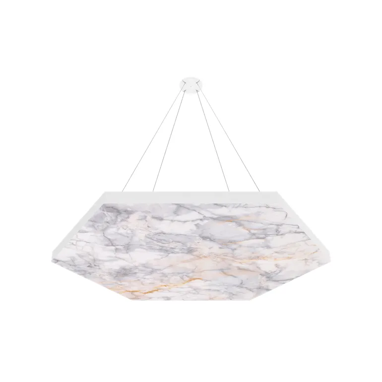   ViCloud VMT Flat 1160x1160x40 Hexagon Callacatta C