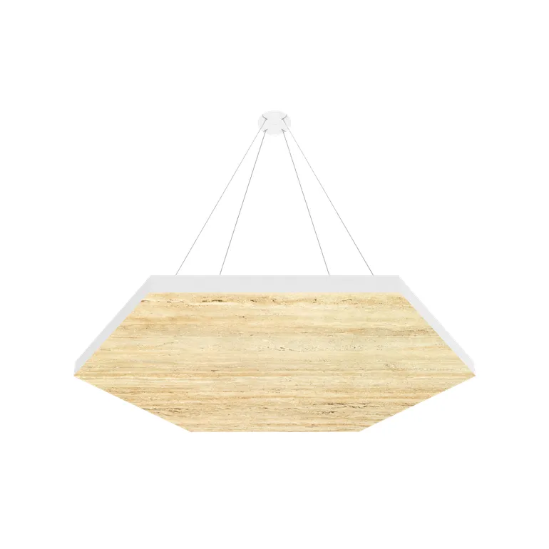  ViCloud VMT Flat 1160x1160x40 Hexagon Travertino