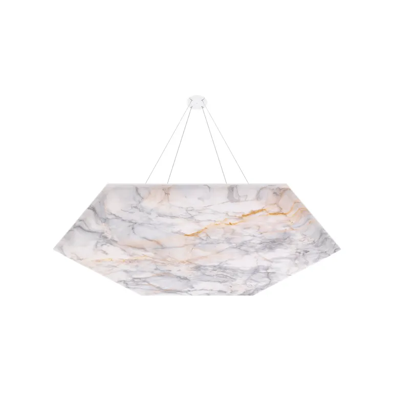   ViCloud VMT 3D 1160x1160x40 Hexagon Callacatta