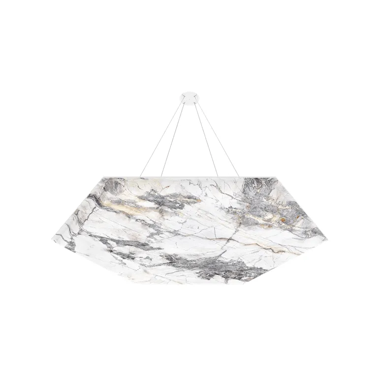   ViCloud VMT 3D 1160x1160x40 Hexagon Invisible Grey
