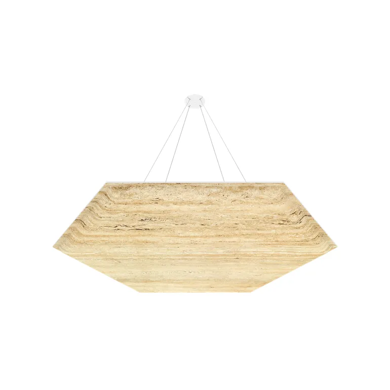   ViCloud VMT 3D 1160x1160x40 Hexagon Travertino