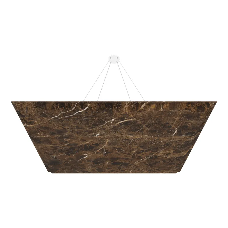   ViCloud VMT 3D 1160x1160x40 Square Emperador Dark