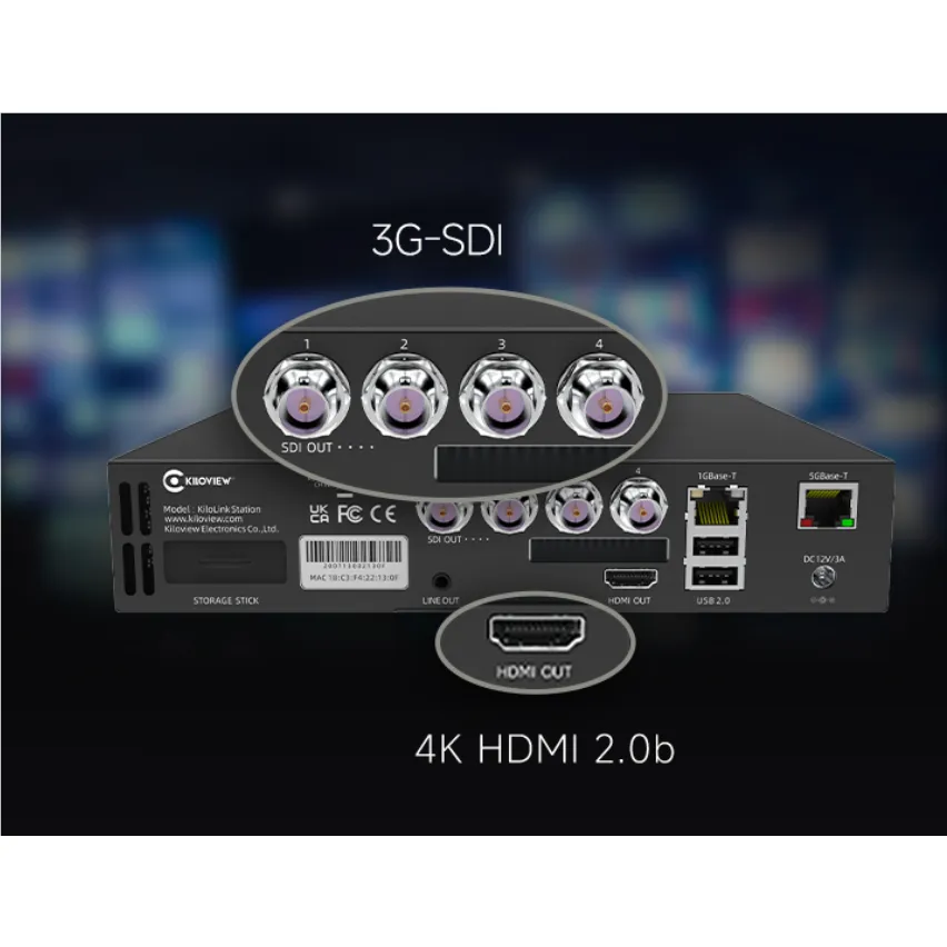 KILOVIEW 5G a LTE Boinding chain - P3 + Kilolink Pro