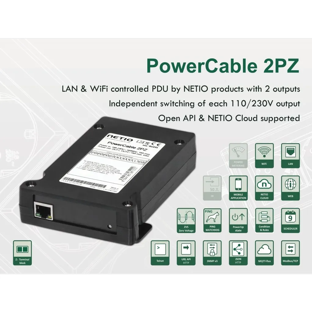 NETIO PowerCable 2PZ
