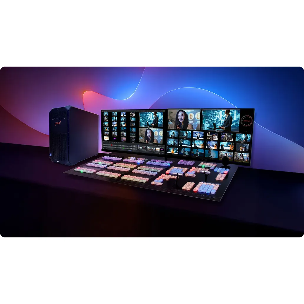 VIZRT TriCaster Vizion Tower with 16 SDI I/O