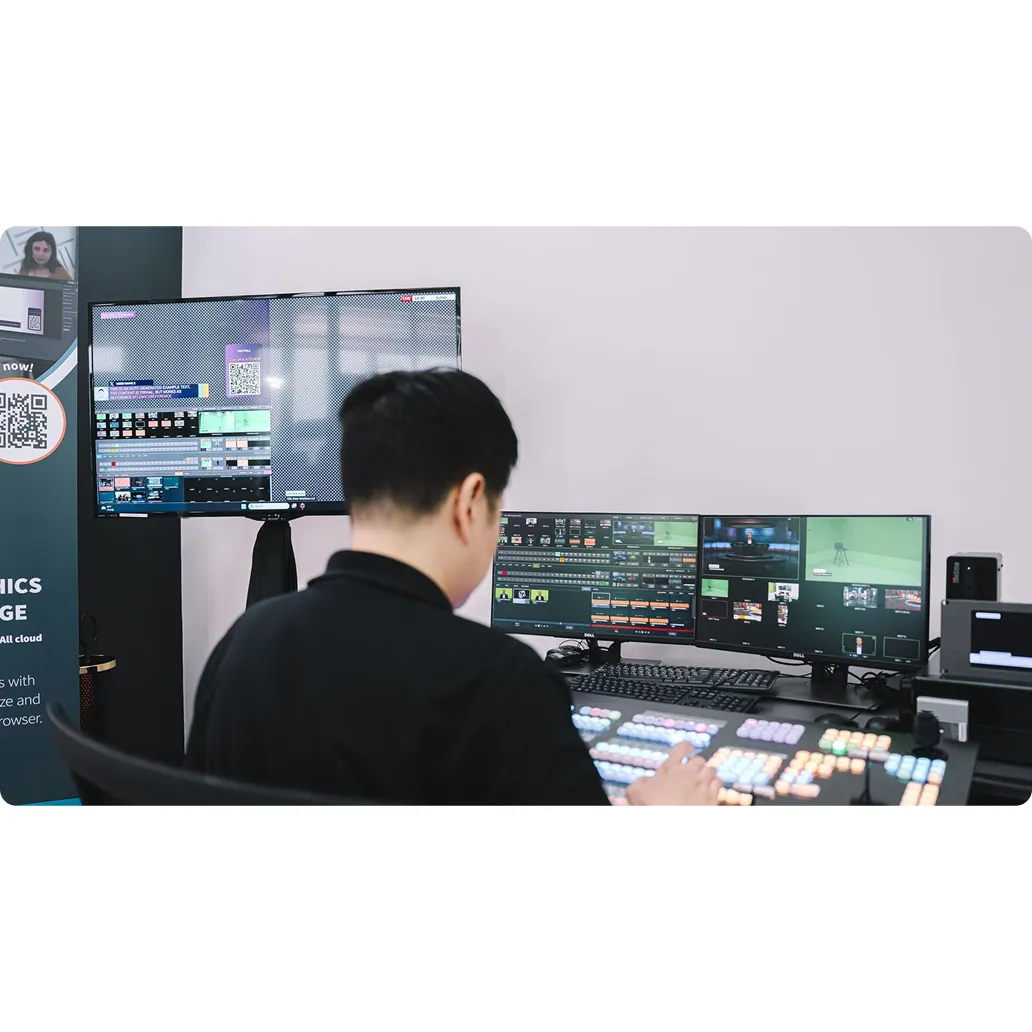 VIZRT TriCaster Vizion 1RU with 8 SDI I/O