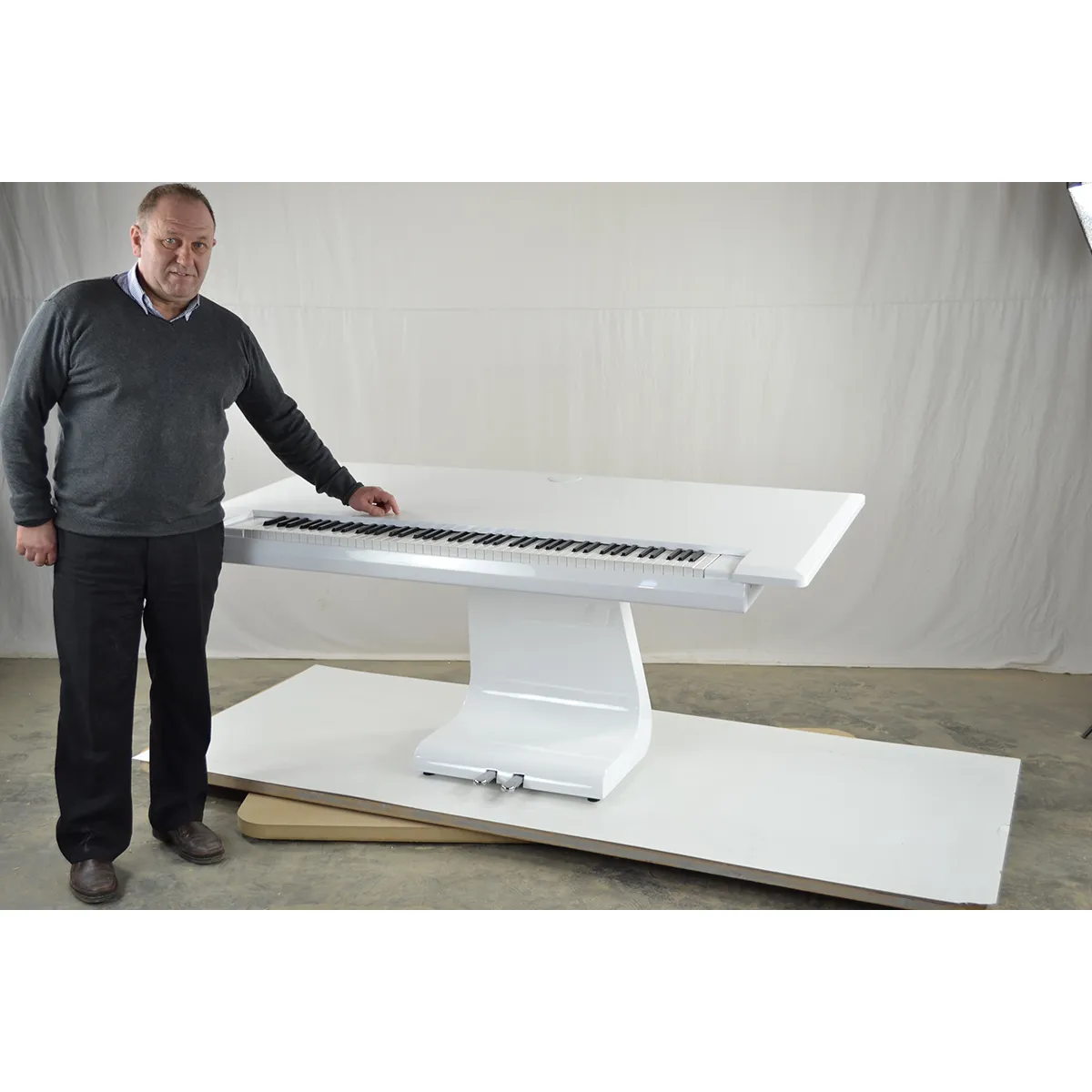 KlaviDesk White matt | 
