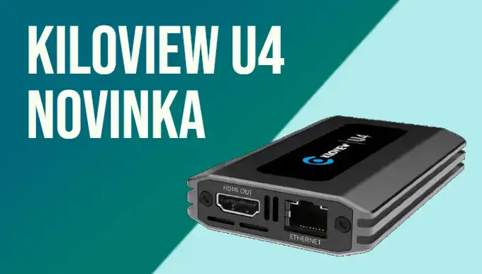 Kiloview U4 dekodér: IP-HDMI, USB